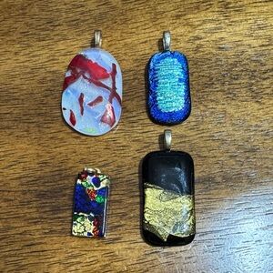 Colorful Glass Pendant Set